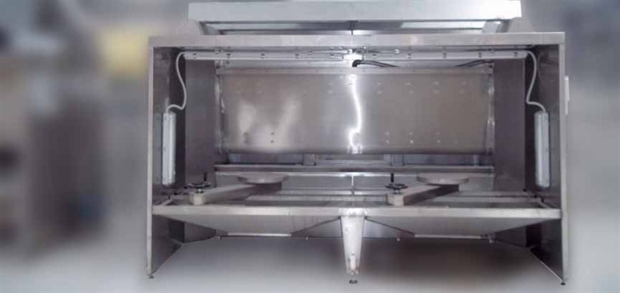 SPRAY BOOTH ASSISTED LOAD